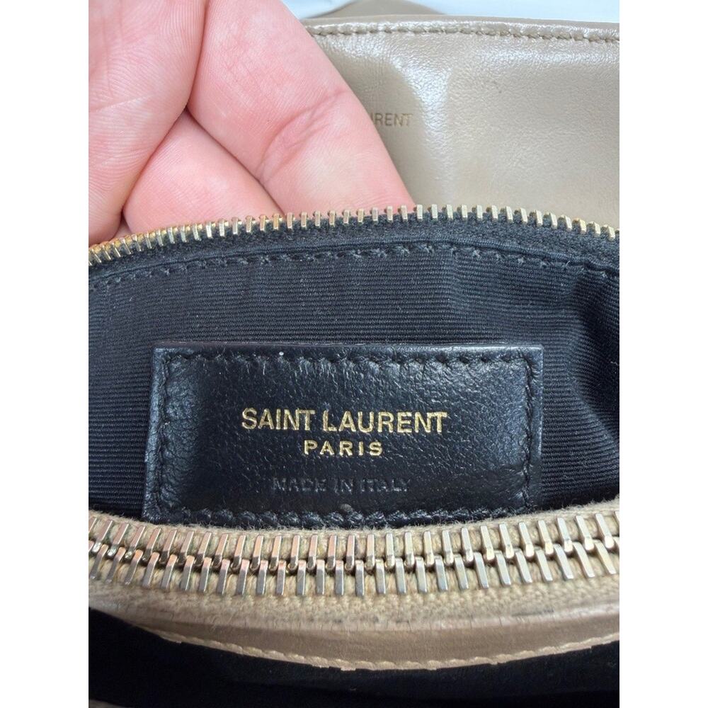 Saint Laurent LouLou Medium Beige Matelesse SPB-MS 359088 - Picture 15 of 16